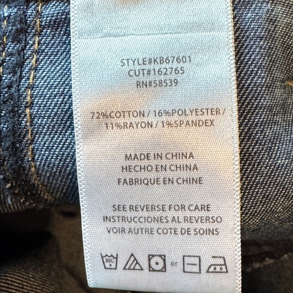 Kut from the Kloth Ashton Barrel Leg high rise Cropped Jeans Womens 12 pockets - Picture 12 of 16